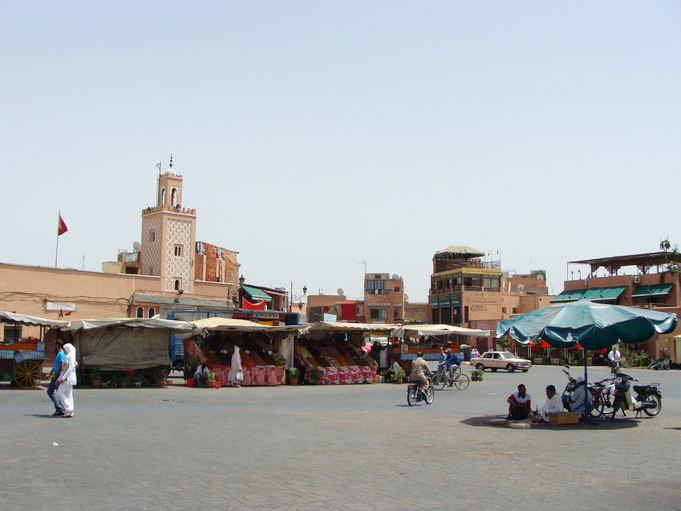 Jamaa el Fna en Marrakech 